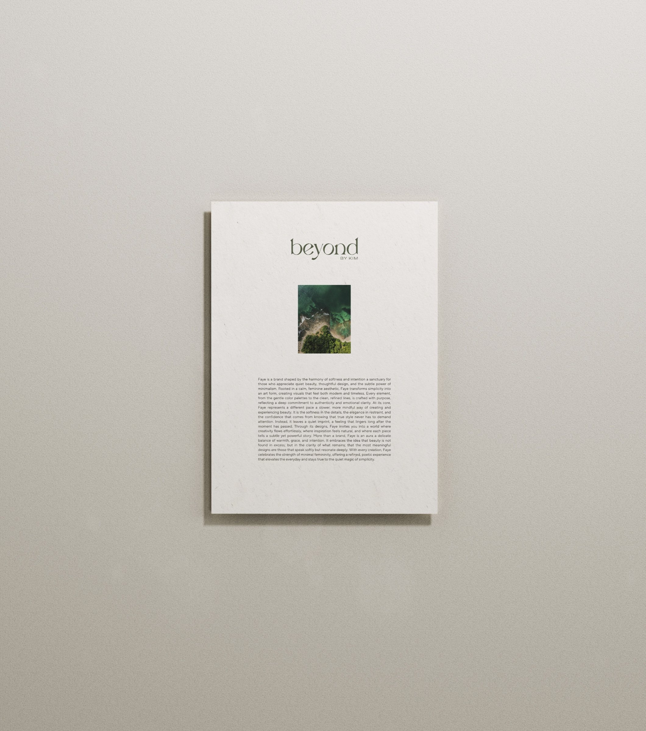 The Beyond by Kim brand letter