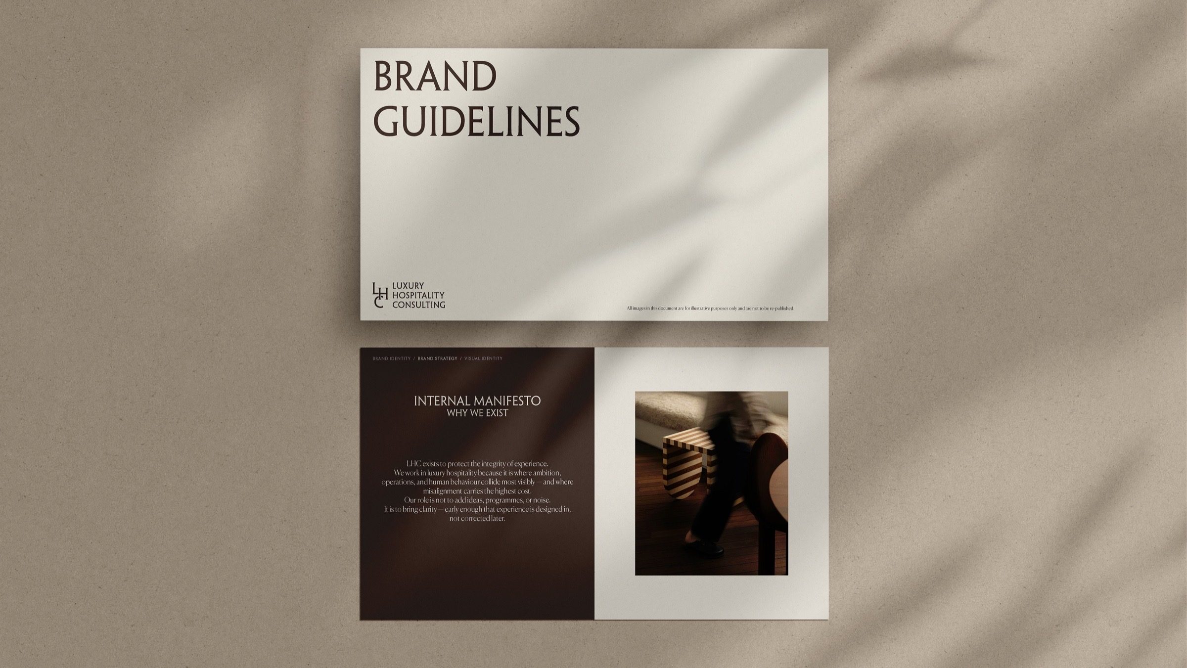 Luxury Hospitality Consulting brand guidelines – identity overview