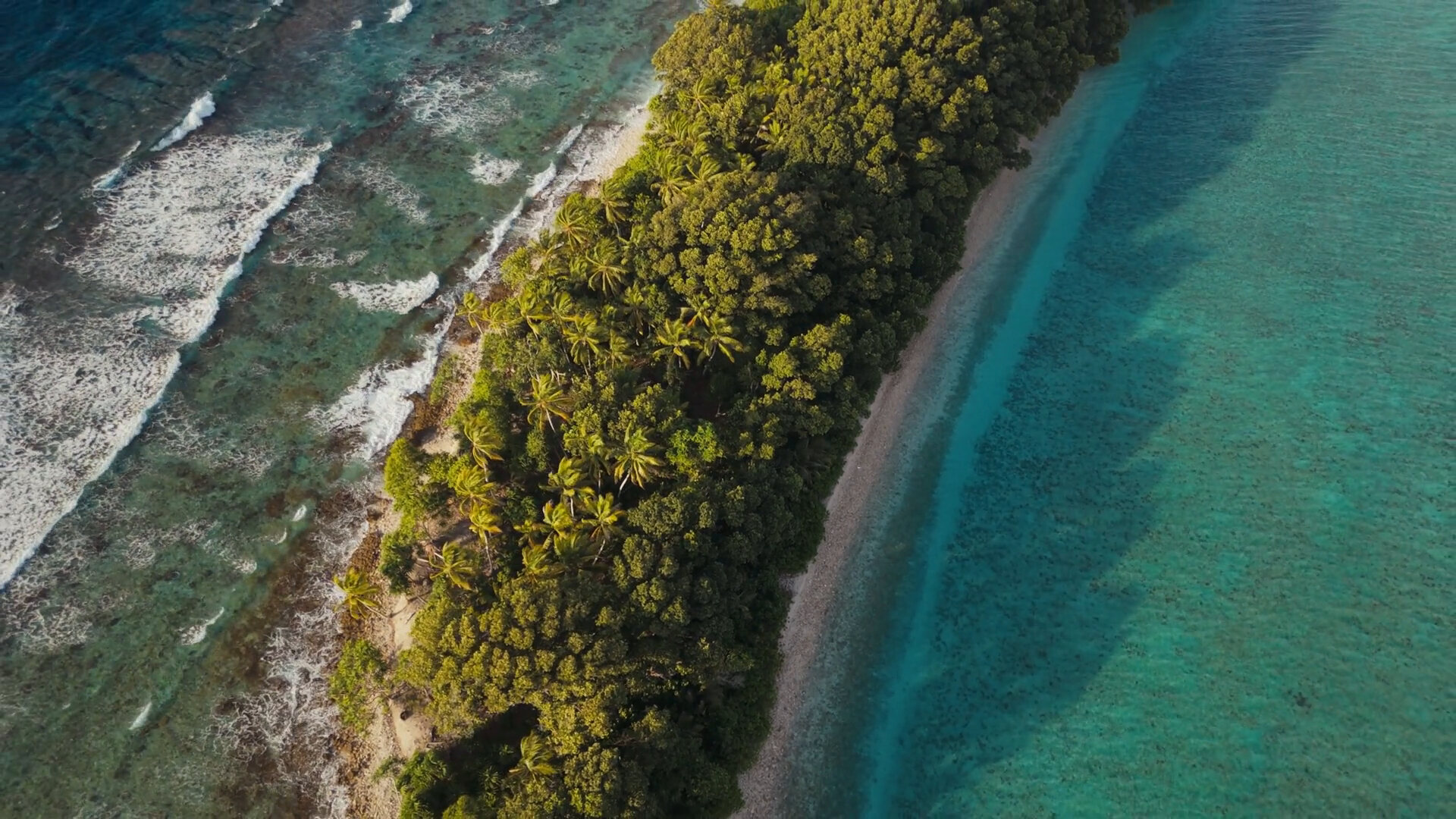Odisi: the reef line from above