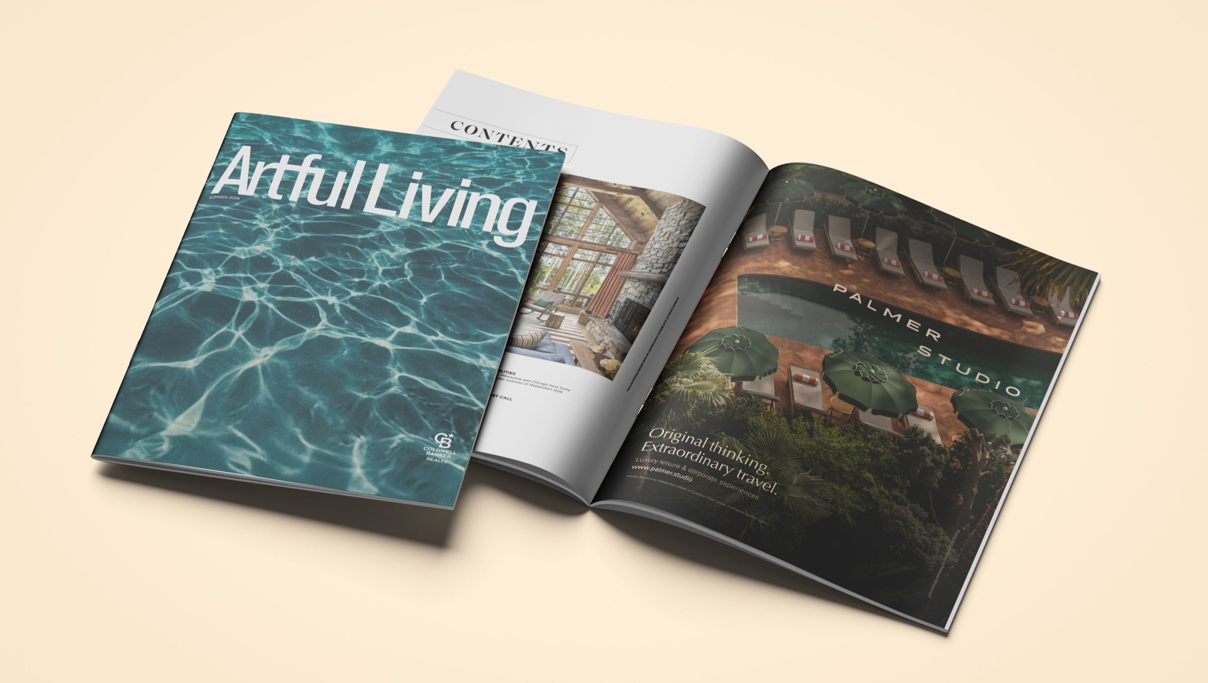 The Palmer Studio advertisement in Artful Living magazine